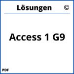Access 1 G9 Lösungen Pdf