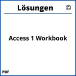 Access 1 Workbook Lösungen Pdf