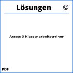 Access 3 Klassenarbeitstrainer Lösungen Pdf