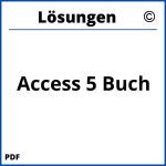 Access 5 Buch Lösungen Pdf