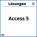 Access 5 Lösungen Pdf