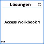 Access Workbook 1 Lösungen Pdf