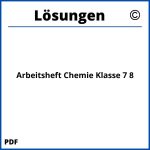 Arbeitsheft Chemie Klasse 7 8 Lösungen Pdf