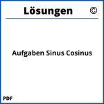 Aufgaben Sinus Cosinus Mit Lösungen Pdf