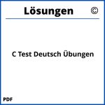 C Test Deutsch Übungen Mit Lösungen Pdf