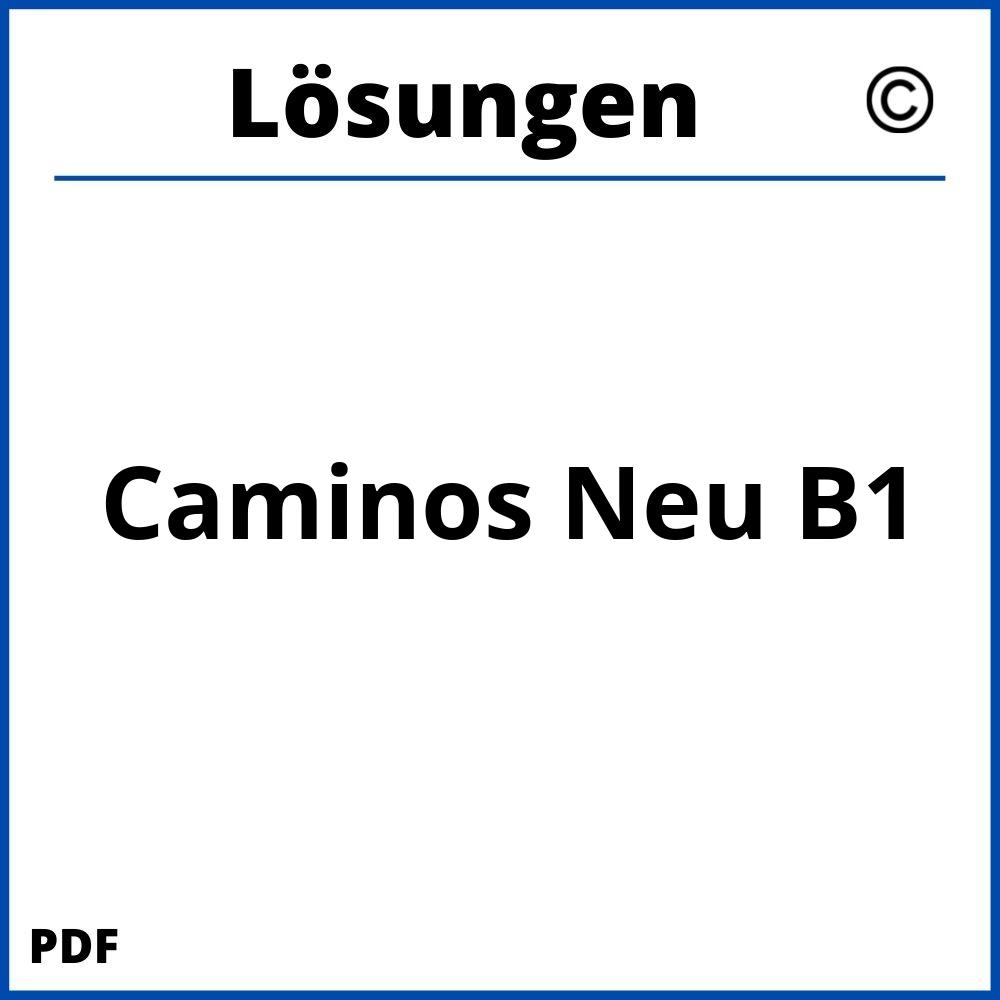 Caminos Neu B1 Lösungen Pdf