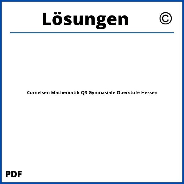 Mathematik Gymnasiale Oberstufe Berlin Grundkurs Ma 2 Lösungen Pdf 2024