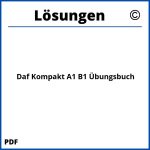Daf Kompakt A1 B1 Übungsbuch Lösungen Pdf