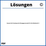 Deutsch Als Fremdsprache Übungsgrammatik Für Die Mittelstufe C1 Lösungen Pdf