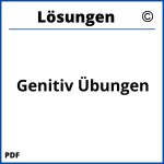 Genitiv Übungen Mit Lösungen Pdf