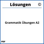 Grammatik Übungen A2 Mit Lösungen Pdf