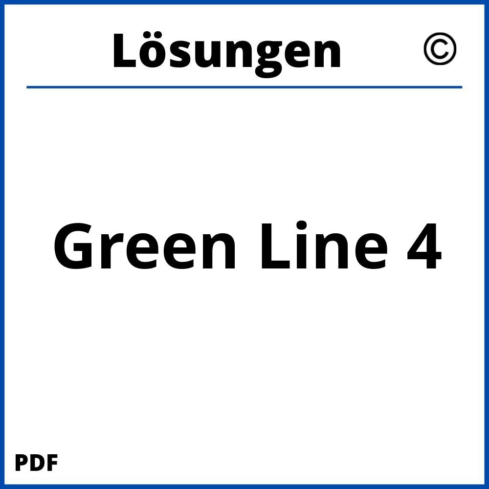 Green Line 4 Lösungen Pdf