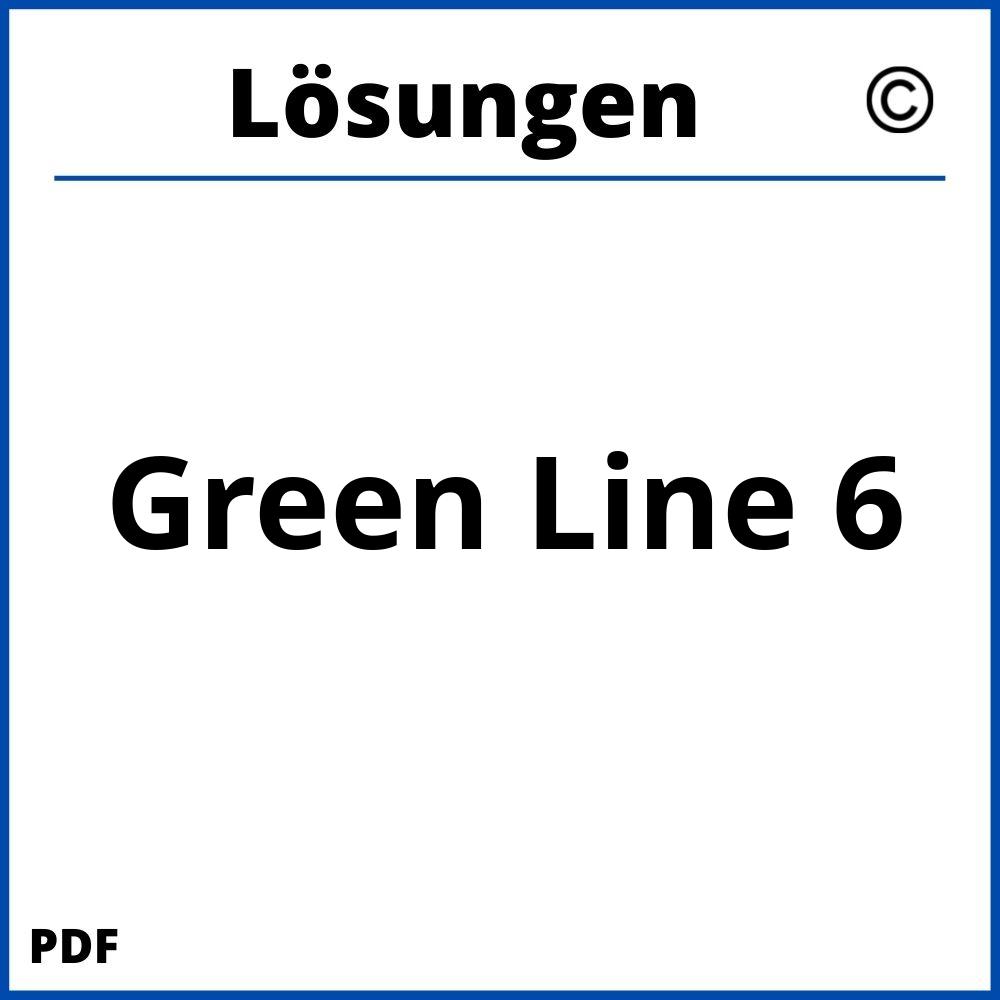 Green Line 6 Lösungen Pdf