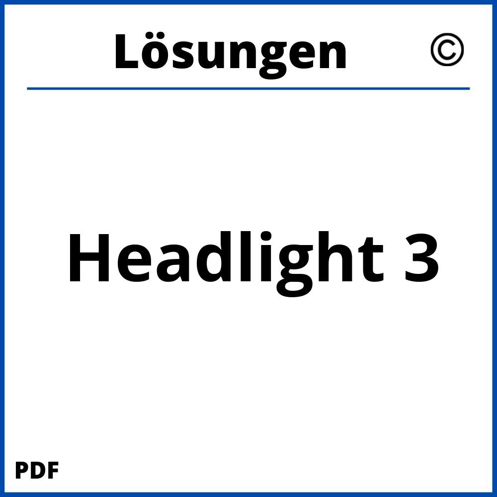 Headlight 3 Lösungen Pdf