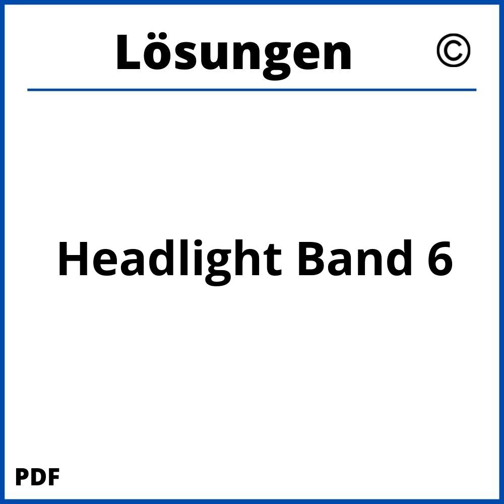 Headlight Band 6 Lösungen Pdf