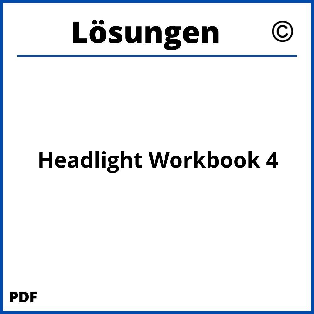 Headlight Workbook 4 Lösungen Pdf