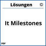 It Milestones Lösungen Pdf