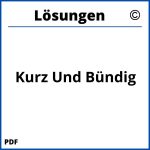 Kurz Und Bündig Lösungen Pdf