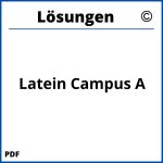 Latein Campus A Lösungen Pdf