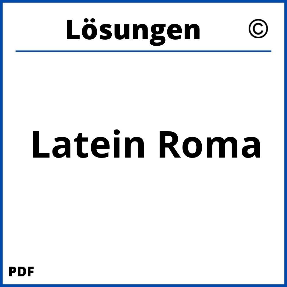 Latein Roma Lösungen Pdf