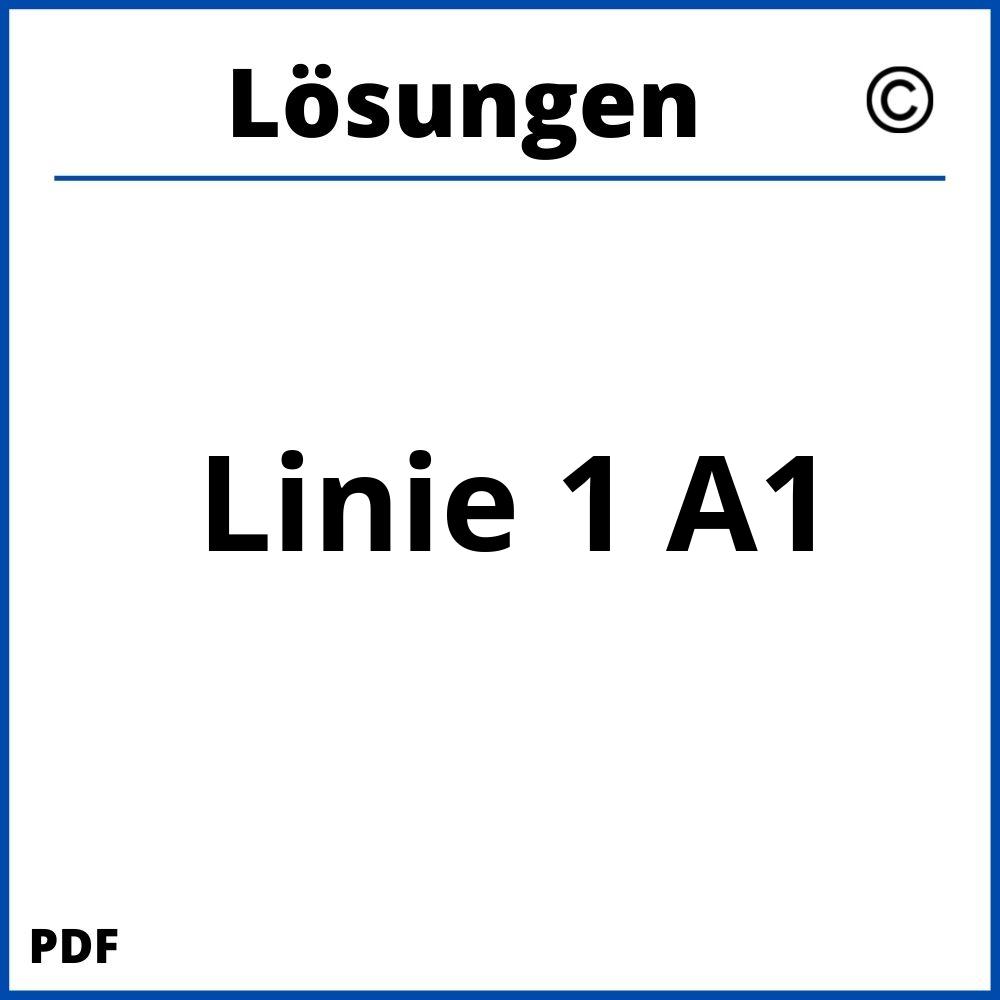 Linie 1 A1 Lösungen Pdf