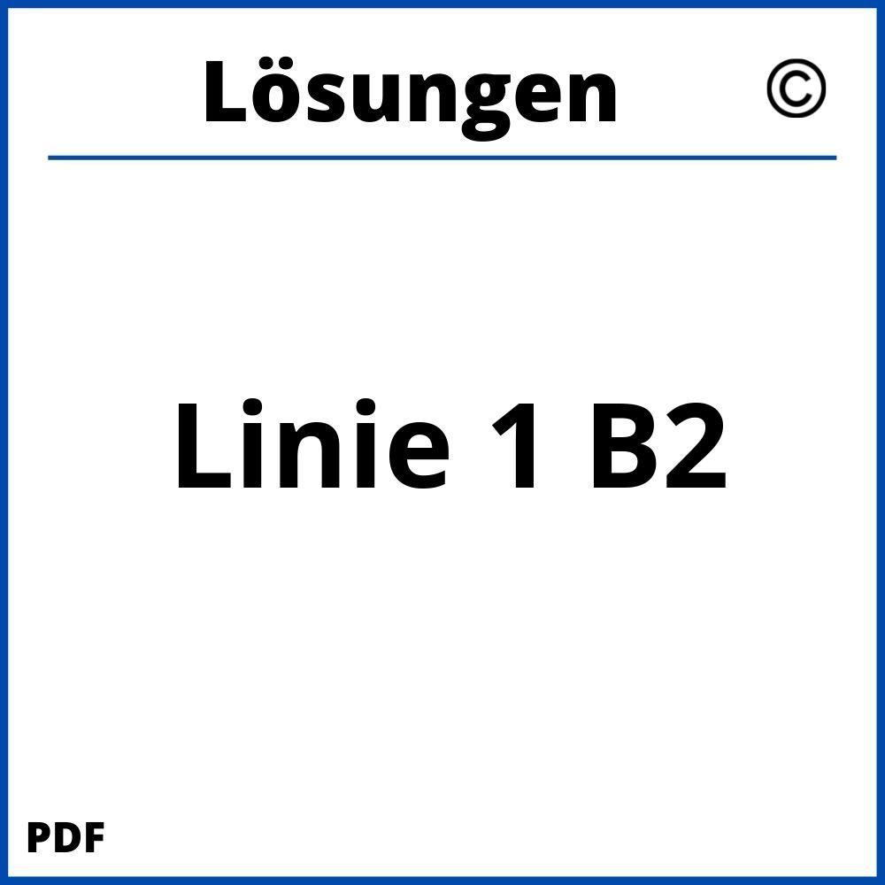 Linie 1 B2 Lösungen Pdf 2024