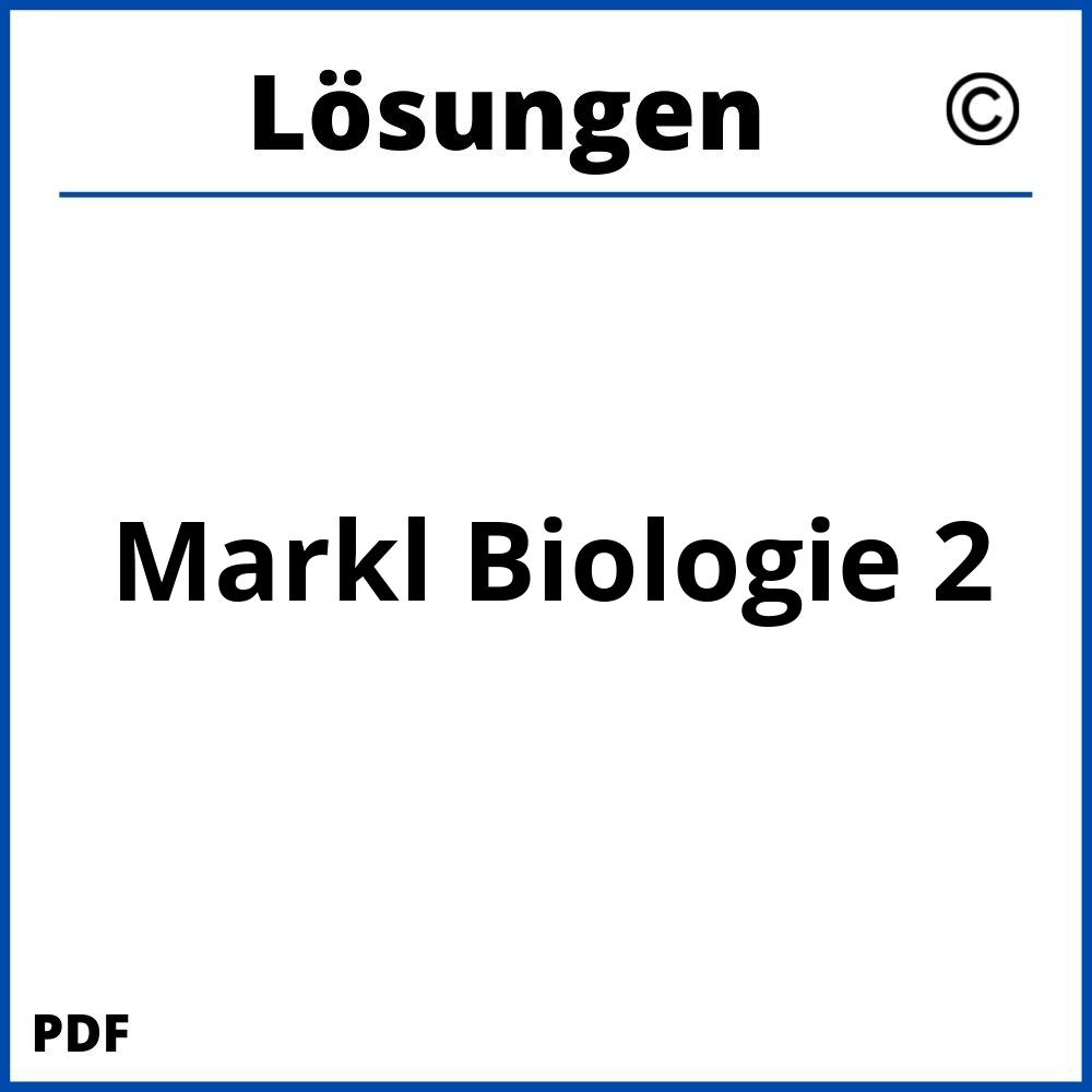 Markl Biologie 2 Lösungen Pdf