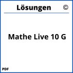 Mathe Live 10 G Lösungen Pdf