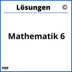 Mathematik 6 Lösungen Pdf