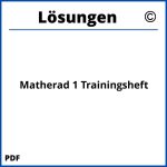 Matherad 1 Trainingsheft Lösungen Pdf
