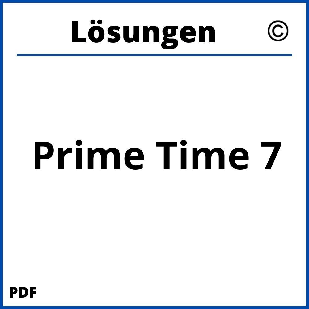 Prime Time 7 Lösungen Pdf