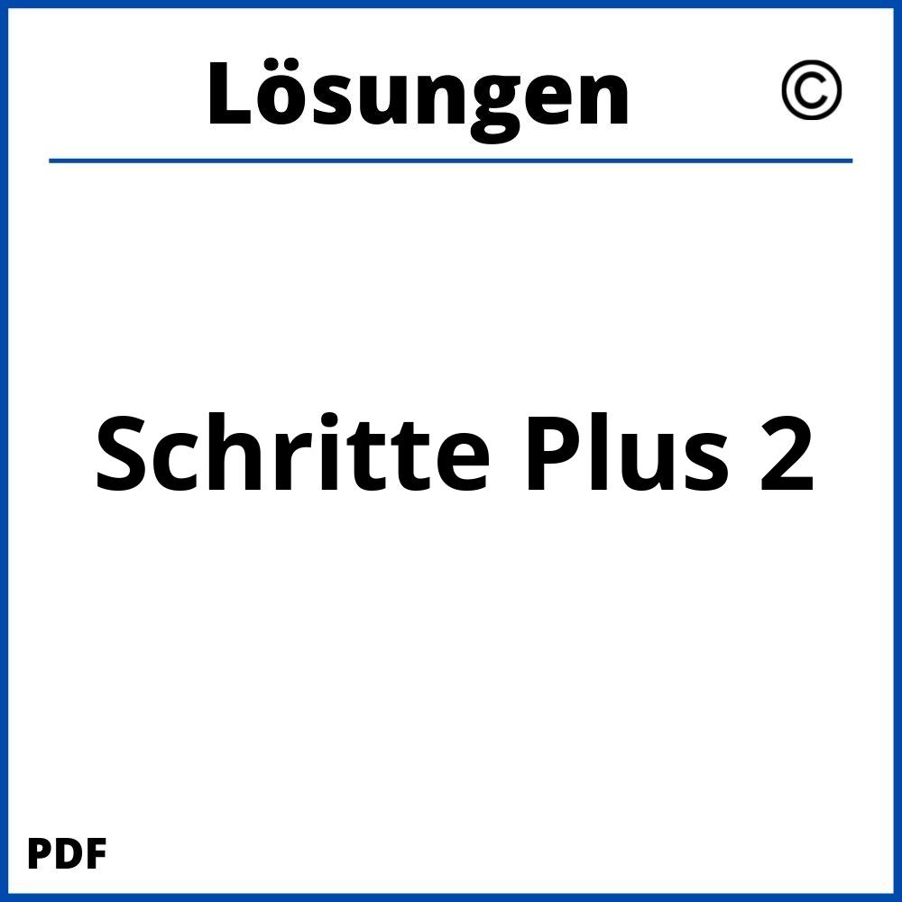 Schritte Plus 2 Lösungen Pdf