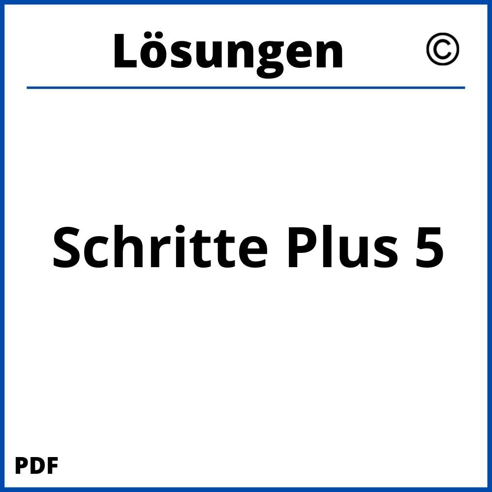 Schritte Plus 5 Lösungen Pdf