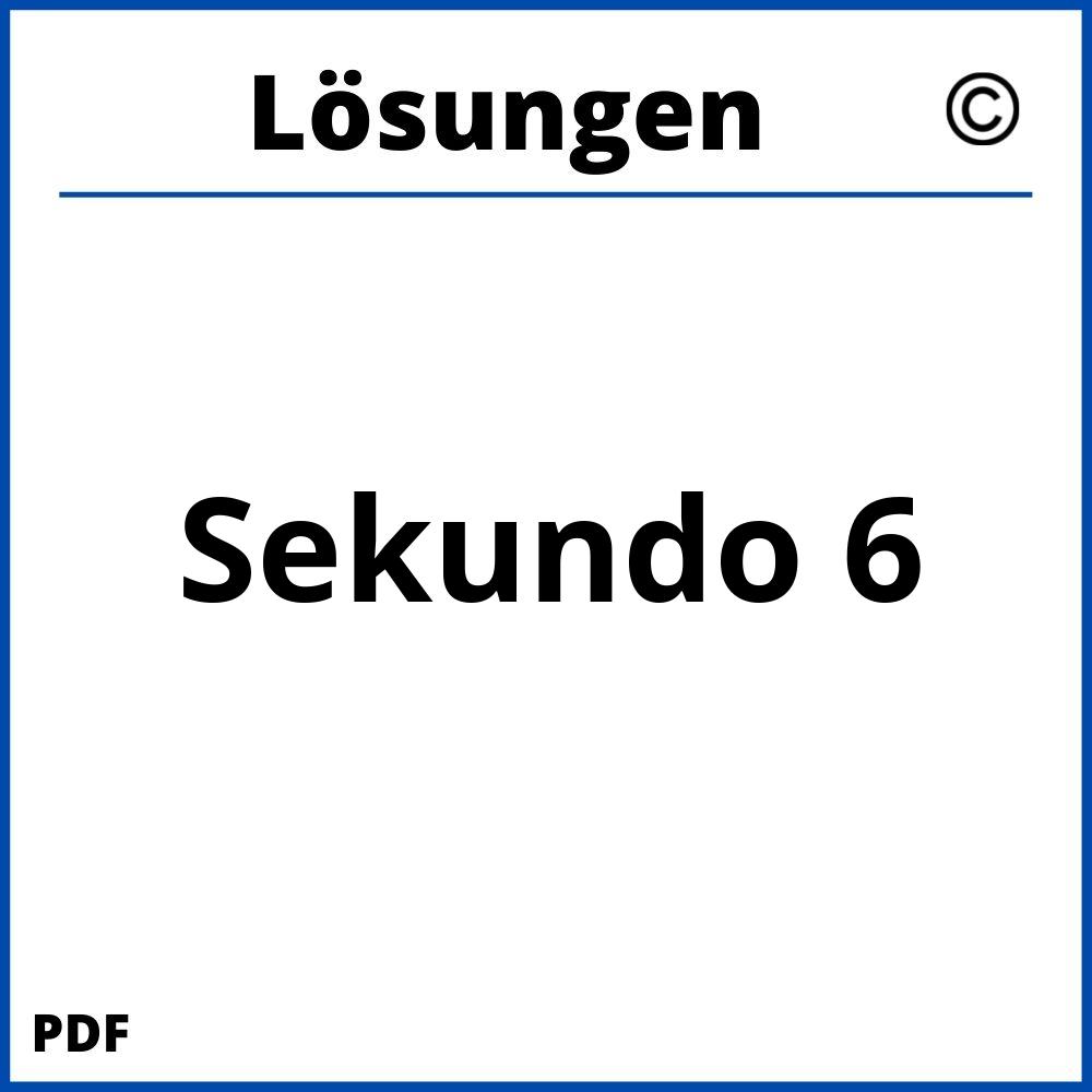 Sekundo 6 Lösungen Pdf