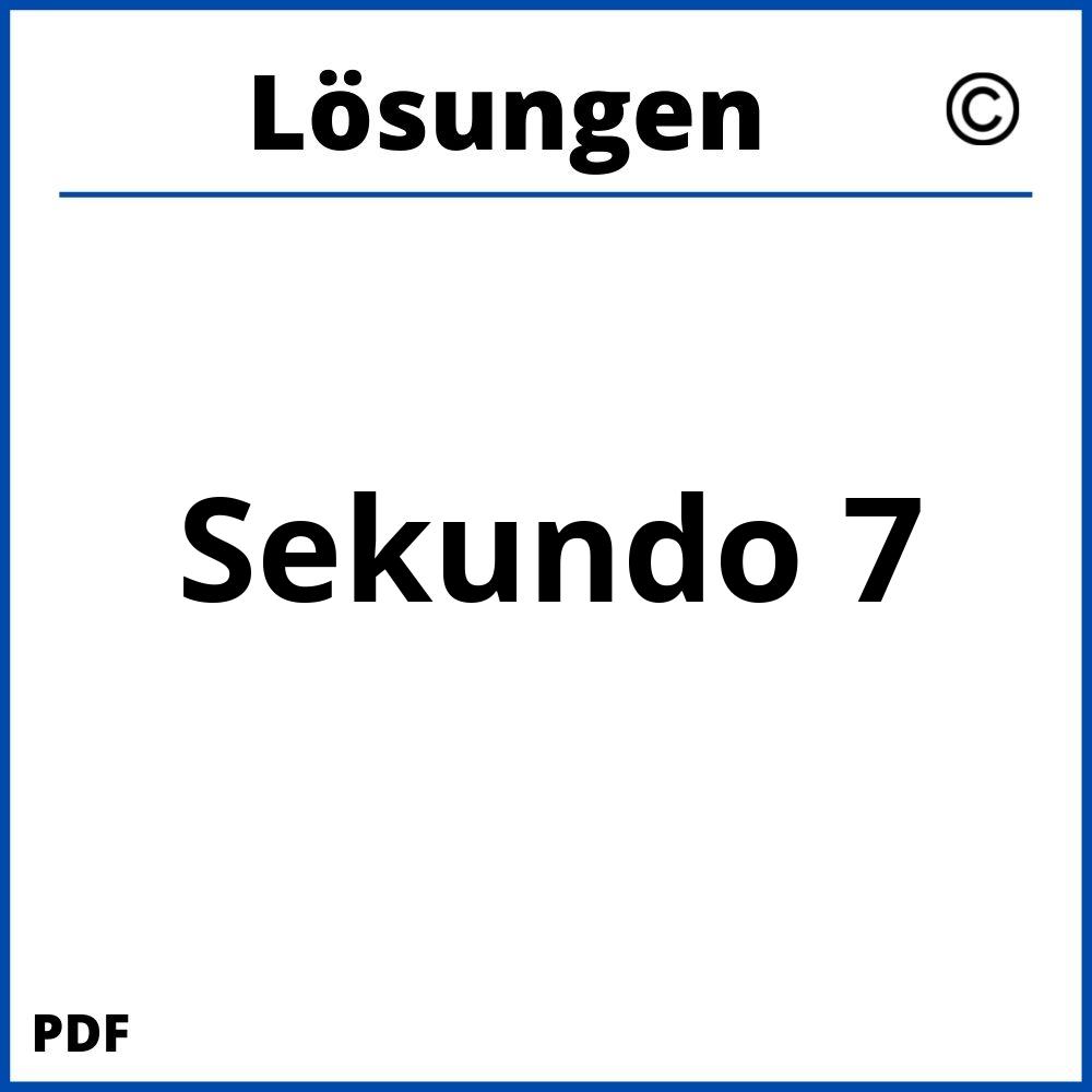 Sekundo 7 Lösungen Pdf