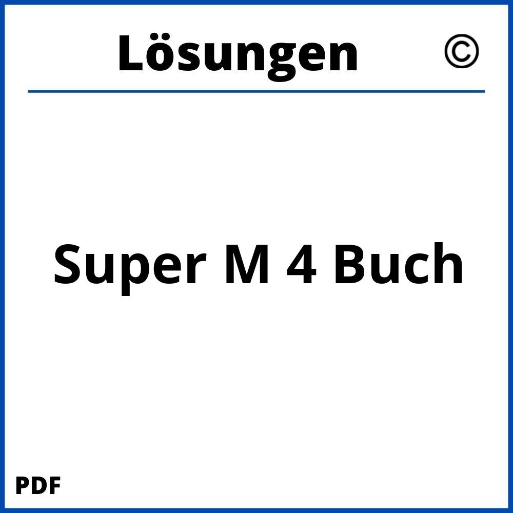 Super M 4 Buch Lösungen Pdf