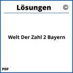 Welt Der Zahl 2 Bayern Lösungen Pdf